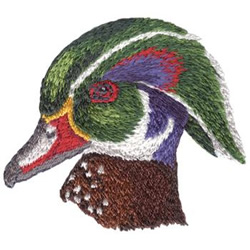 Wood Duck Machine Embroidery Design