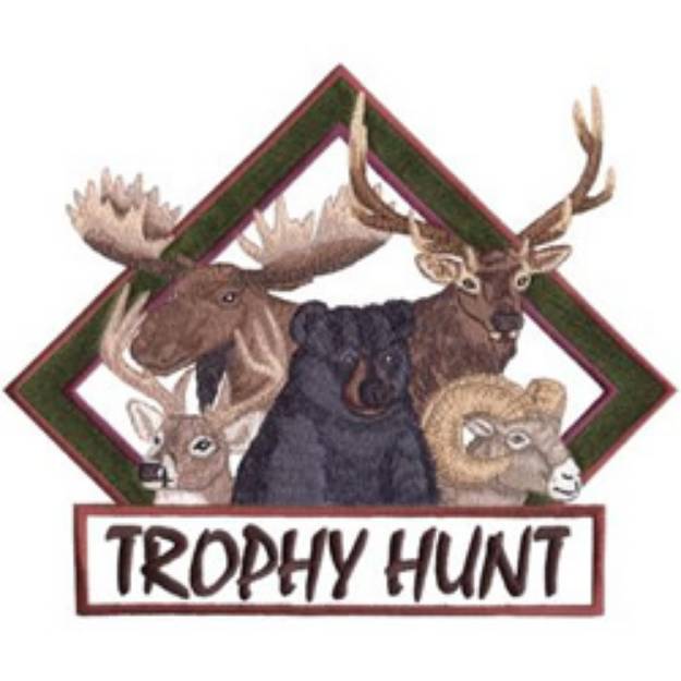 Picture of Trophy Hunt Machine Embroidery Design