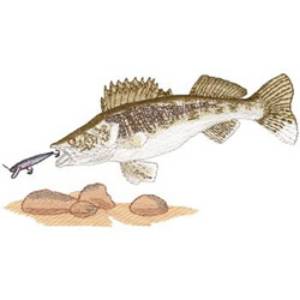 Picture of Walleye Machine Embroidery Design