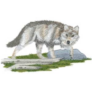 Picture of Wolf Machine Embroidery Design