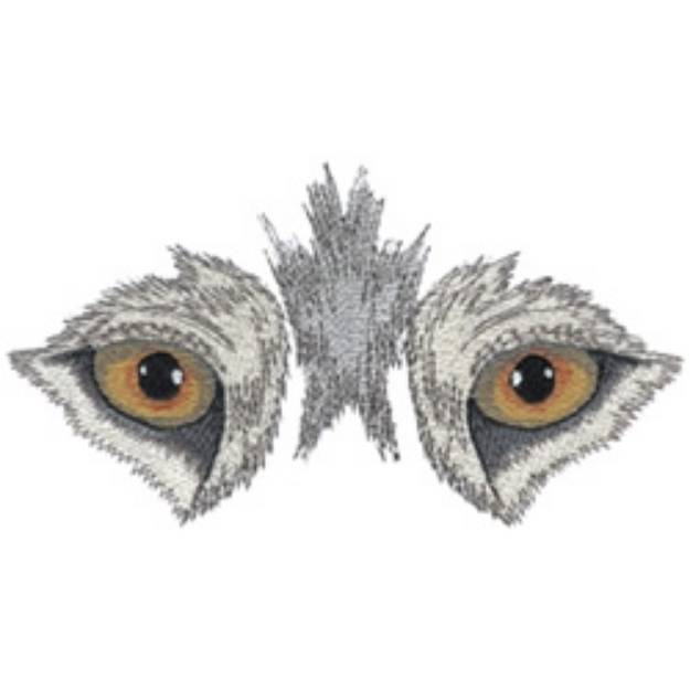 Picture of Wolf Eyes Machine Embroidery Design