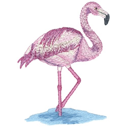 Flamingo Machine Embroidery Design