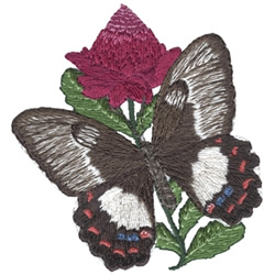 Orchard Swallowtail Machine Embroidery Design