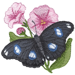 Diadem "egg Butterfly " Machine Embroidery Design