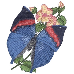 Dead Leaf Butterfly Machine Embroidery Design