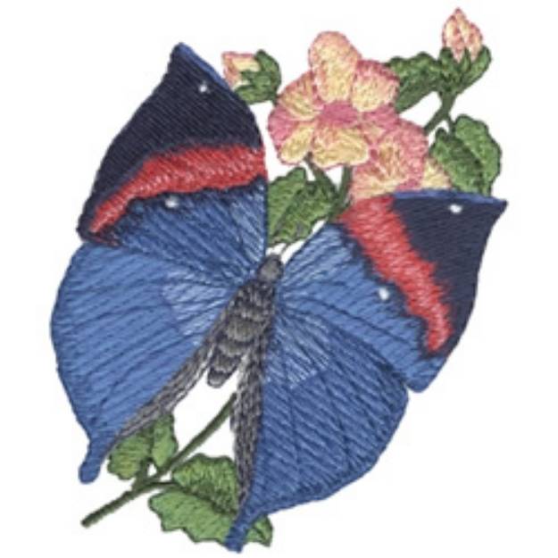 Picture of Dead Leaf Butterfly Machine Embroidery Design