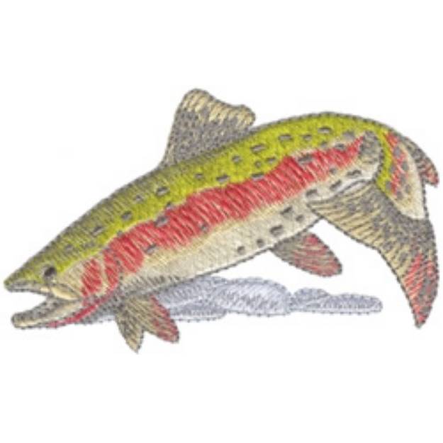 Picture of Cutthroat Trout Machine Embroidery Design