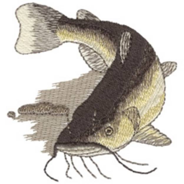 Picture of Bullhead Catfish Machine Embroidery Design