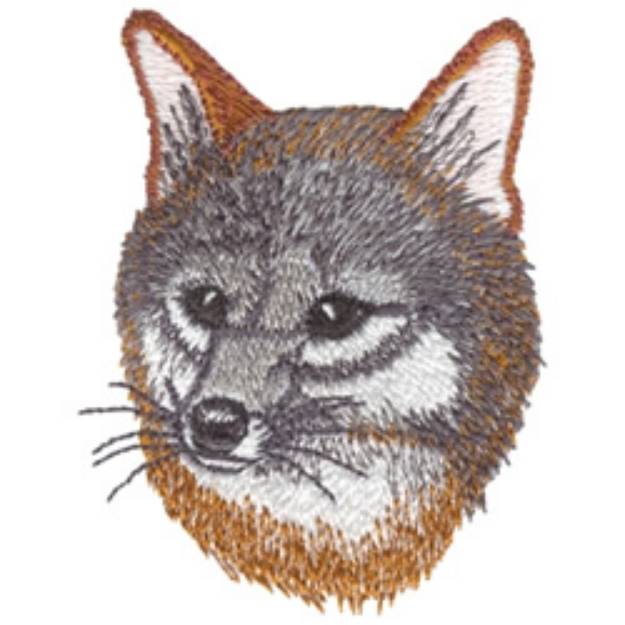 Picture of Gray Fox Machine Embroidery Design