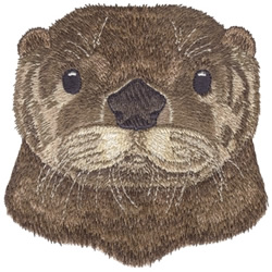 River Otter Machine Embroidery Design