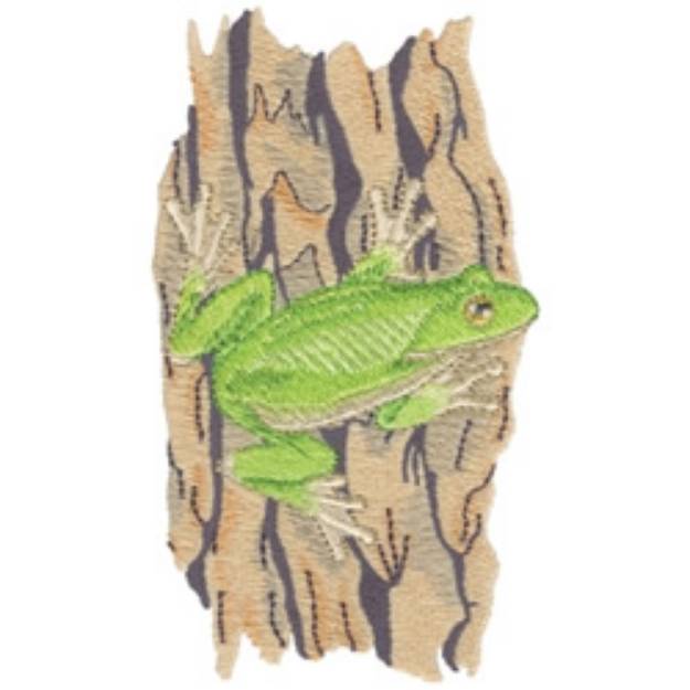 Picture of Giant Tree Frog Machine Embroidery Design