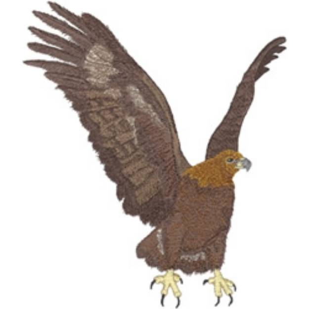 Picture of Golden Eagle Machine Embroidery Design