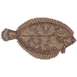 Winter Flounder Machine Embroidery Design