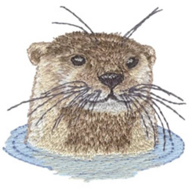 Picture of Asian Otter Machine Embroidery Design