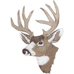 Mule Deer Machine Embroidery Design