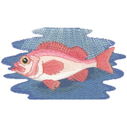 Ocean Perch Machine Embroidery Design