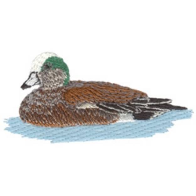 Picture of American Wigeon Machine Embroidery Design