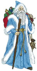 Father Christmas Machine Embroidery Design