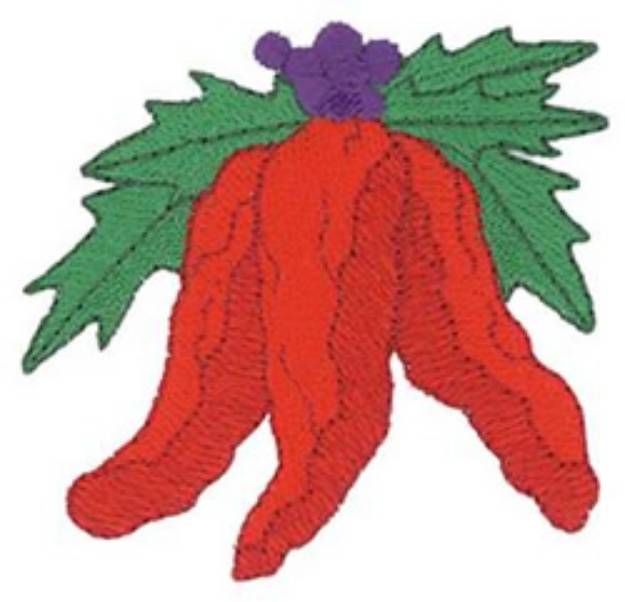 Picture of Christmas Ristra Machine Embroidery Design