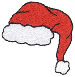 Santas Hat Machine Embroidery Design
