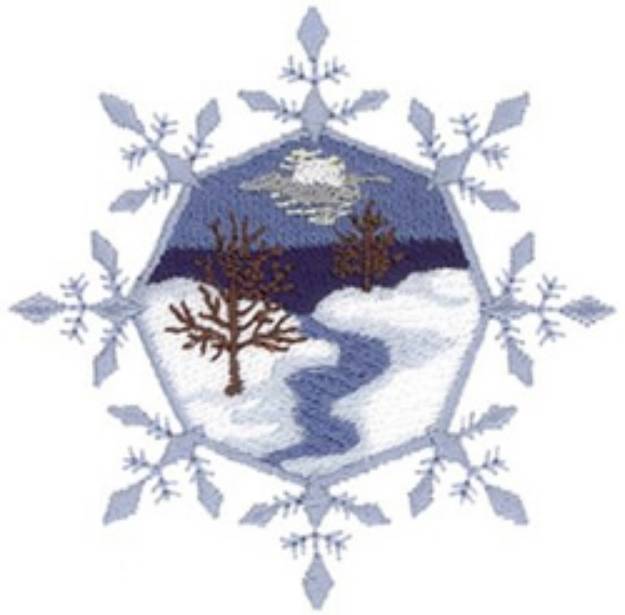 Picture of Winter Stream Machine Embroidery Design