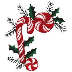 Holiday Candy Machine Embroidery Design