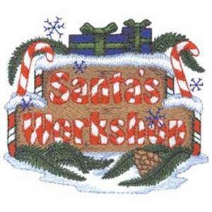 Picture of Santas Workshop Machine Embroidery Design