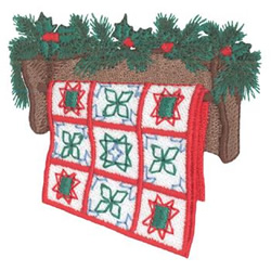 Christmas Quilt Machine Embroidery Design