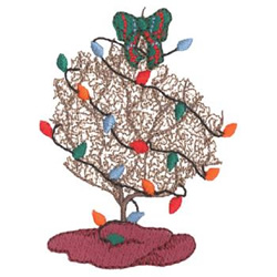 Christmas Tumbleweed Machine Embroidery Design
