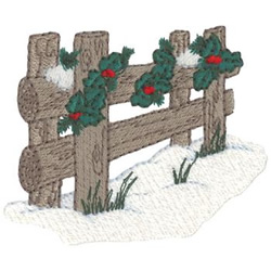 Fence Machine Embroidery Design