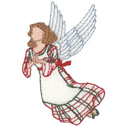 Country Angel Machine Embroidery Design