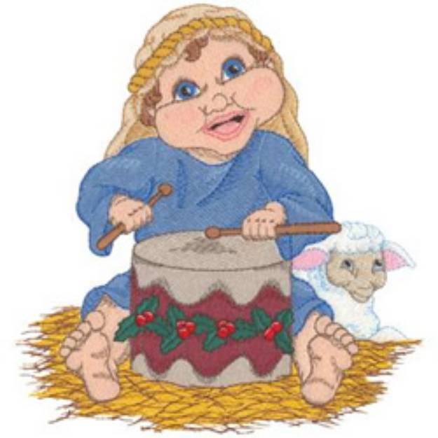 Picture of Little Drummer Boy Machine Embroidery Design