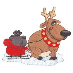 Reindeer Machine Embroidery Design