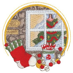 Candy & Stocking Machine Embroidery Design
