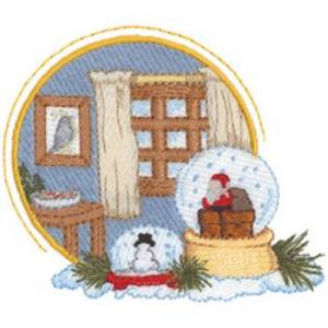Picture of Snow Globes Machine Embroidery Design