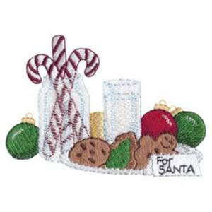 Picture of Cookies For Santa Machine Embroidery Design
