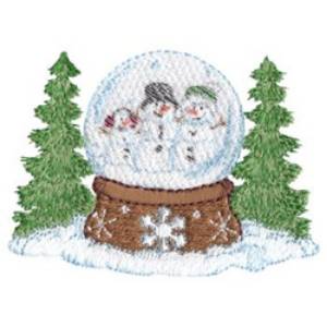 Picture of Snow Globe Machine Embroidery Design