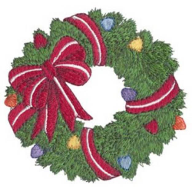 Picture of Wreath Machine Embroidery Design