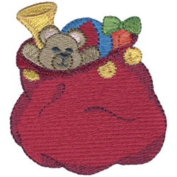 Santas Bag Machine Embroidery Design