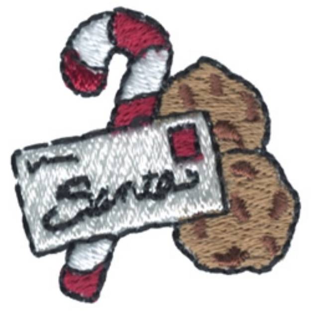 Picture of Santas Mail Machine Embroidery Design