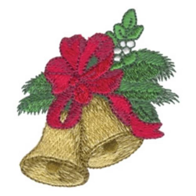 Picture of Christmas Bells Machine Embroidery Design