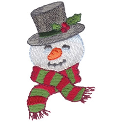 Snowman Machine Embroidery Design