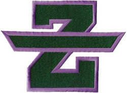 Letter Z with Banner Machine Embroidery Design