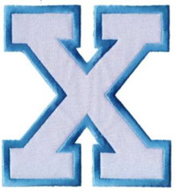 Picture of Applique X Machine Embroidery Design