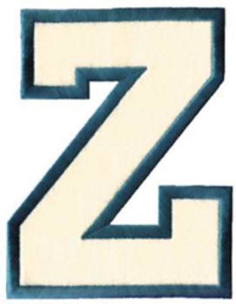Picture of Applique Z Machine Embroidery Design