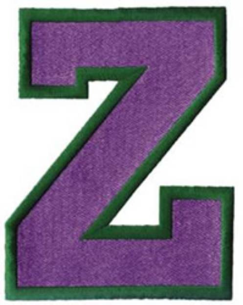 Picture of Filled Z Machine Embroidery Design
