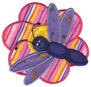Picture of Dragonfly Applique Machine Embroidery Design