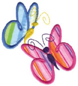 Picture of BUTTERFLIES APPLIQUE Machine Embroidery Design