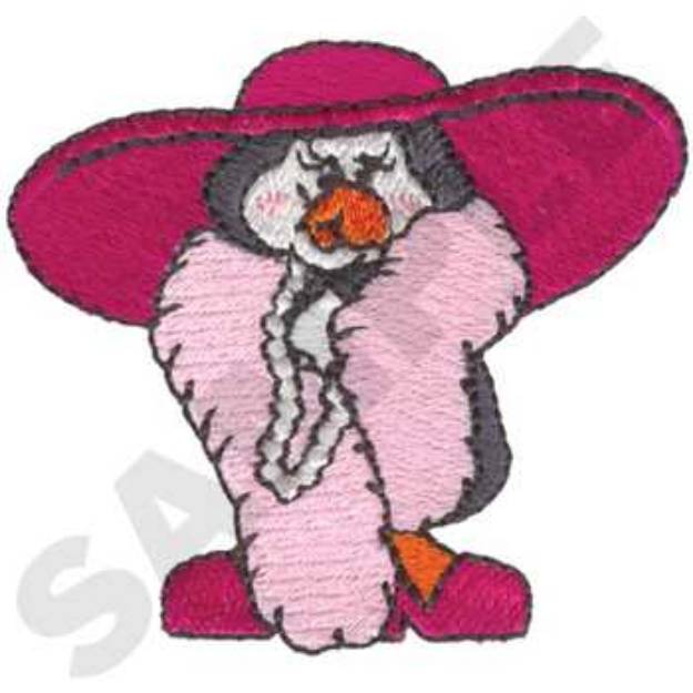 Picture of Dress Up Penguin Machine Embroidery Design