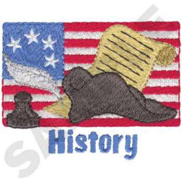 Picture of History Machine Embroidery Design